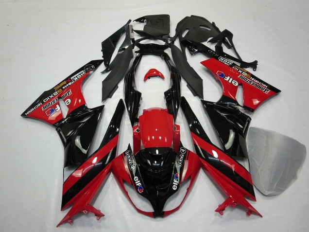 2009-2012 Red Black Kawasaki ZX6R Motorcycle Fairings 2009-2012 Red Black Kawasaki ZX6R Motorcycle Fairings