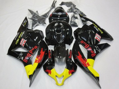 2009-2012 Red Bull Gloss Black Honda CBR600RR Motorcycle Fairings
