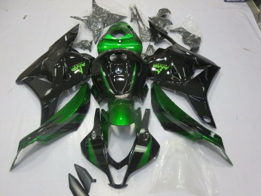 2009-2012 Special Green Gloss Black Honda CBR600RR Motorcycle Fairings