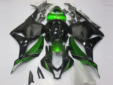 2009-2012 Special Green Matte Black Honda CBR600RR Motorcycle Fairings