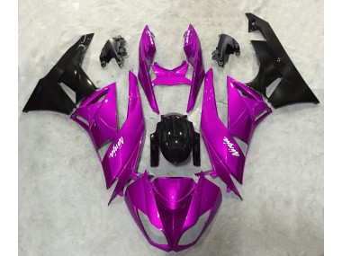 2009-2012 Vibrant Pink Gloss Kawasaki ZX6R Motorcycle Fairings