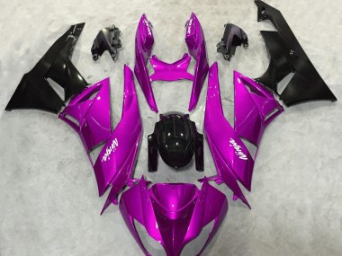 2009-2012 Vibrant Pink Gloss Kawasaki ZX6R Motorcycle Fairings