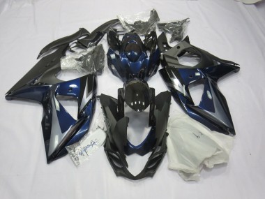2009-2016 Blue Silver and Black Suzuki GSXR 1000 Motorcycle Fairings