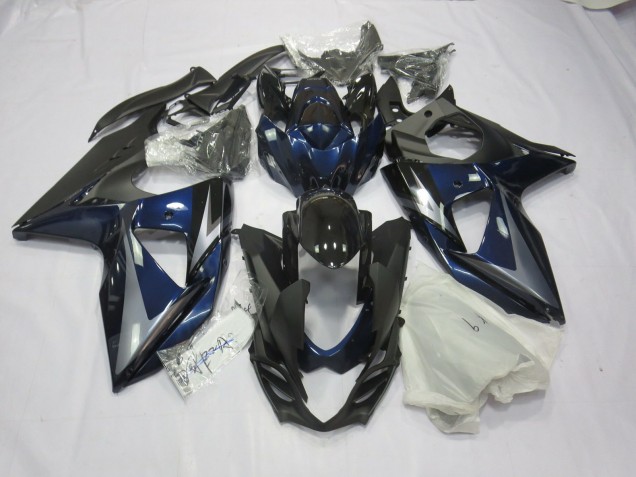 2009-2016 Blue Silver and Black Suzuki GSXR 1000 Motorcycle Fairings 2009-2016 Blue Silver and Black Suzuki GSXR 1000 Motorcycle Fairings