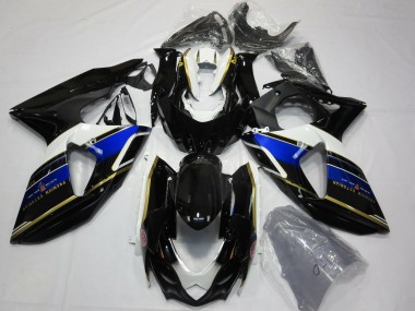 2009-2016 Blue and Gold Suzuki GSXR 1000 Motorcycle Fairings