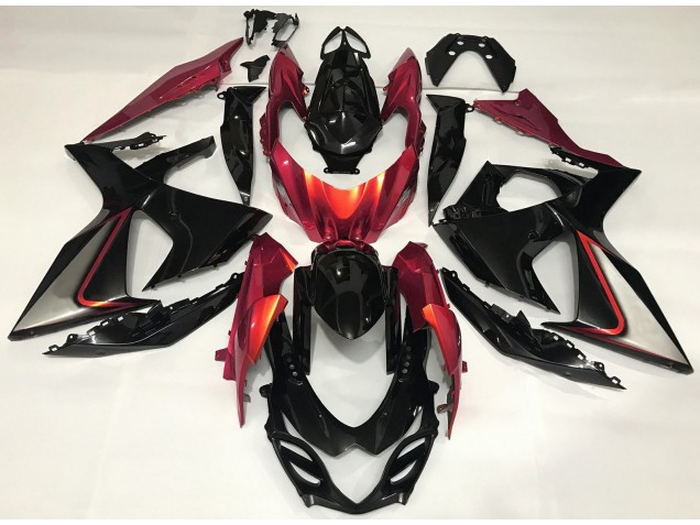 2009-2016 Burnt Orange and Black Suzuki GSXR 1000 Motorcycle Fairings 2009-2016 Burnt Orange and Black Suzuki GSXR 1000 Motorcycle Fairings