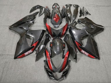 2009-2016 Carbon Fiber Red Suzuki GSXR 1000 Motorcycle Fairings