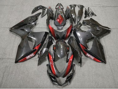 2009-2016 Carbon Fiber Red Suzuki GSXR 1000 Motorcycle Fairings