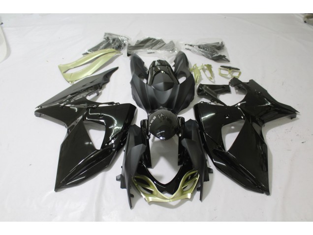 2009-2016 Gloss Black Matte Silver Suzuki GSXR 1000 Motorcycle Fairings 2009-2016 Gloss Black Matte Silver Suzuki GSXR 1000 Motorcycle Fairings