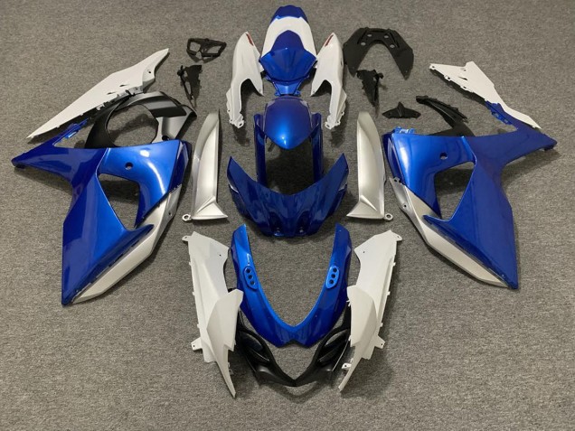 2009-2016 Light Blue & White Suzuki GSXR 1000 Motorcycle Fairings 2009-2016 Light Blue & White Suzuki GSXR 1000 Motorcycle Fairings
