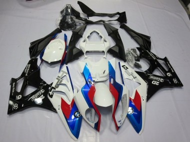 2009-2018 Light Blue and Black BMW S1000RR Motorcycle Fairings