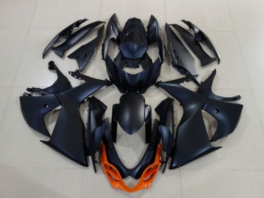 2009-2016 Matte and Orange Suzuki GSXR 1000 Motorcycle Fairings