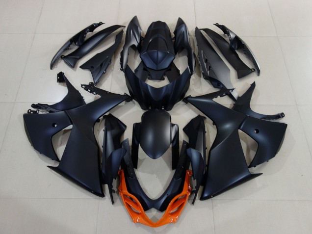 2009-2016 Matte and Orange Suzuki GSXR 1000 Motorcycle Fairings 2009-2016 Matte and Orange Suzuki GSXR 1000 Motorcycle Fairings