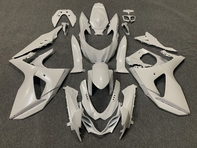 2009-2016 Plain Gloss White Suzuki GSXR 1000 Motorcycle Fairings 2009-2016 Plain Gloss White Suzuki GSXR 1000 Motorcycle Fairings