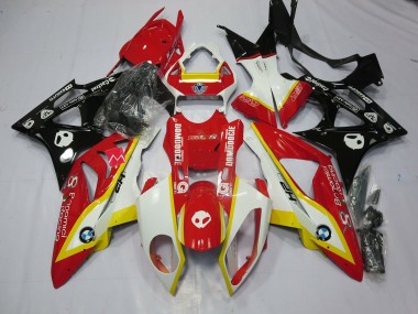 2009-2018 Yellow and Red BMW S1000RR Motorcycle Fairings