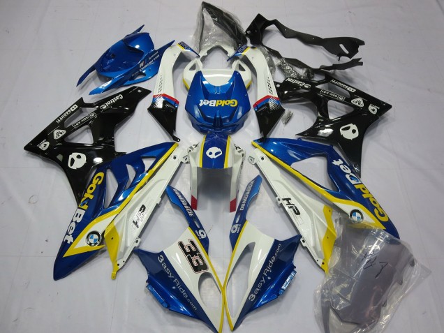 2009-2018 Yellow blue BMW S1000RR Motorcycle Fairings 2009-2018 Yellow blue BMW S1000RR Motorcycle Fairings