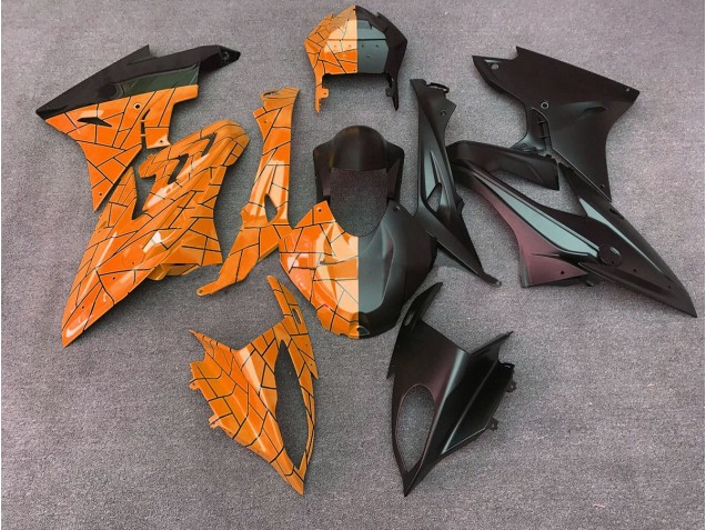 2009-2018 Gloss Orange/Matte Black Split BMW S1000RR Motorcycle Fairings 2009-2018 Gloss Orange/Matte Black Split BMW S1000RR Motorcycle Fairings