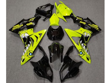 2009-2018 High Viz Yellow Shark BMW S1000RR Motorcycle Fairings