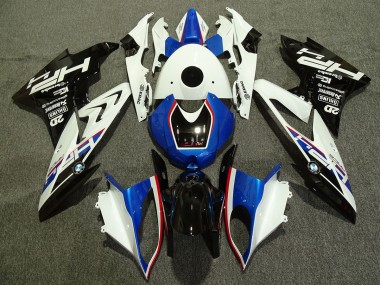 2009-2018 Red Blue and White HP4 BMW S1000RR Motorcycle Fairings