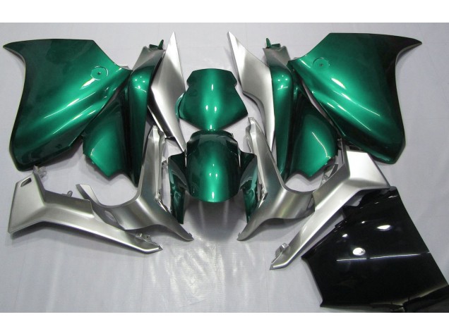 2010-2013 Seafoam Green and Silver Honda VFR1200 Motorcycle Fairings 2010-2013 Seafoam Green and Silver Honda VFR1200 Motorcycle Fairings