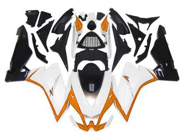 2010-2015 Gloss White & Orange Aprilia RSV4 1000 Motorcycle Fairings 2010-2015 Gloss White & Orange Aprilia RSV4 1000 Motorcycle Fairings
