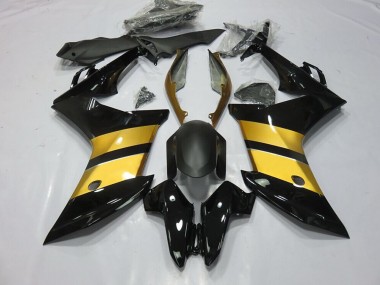 2011-2012 Gold Black CBR Design Honda CBR600F Motorcycle Fairings