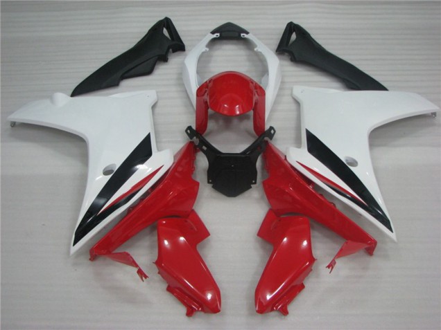 2011-2012 White Red and Black Honda CBR600F Motorcycle Fairings 2011-2012 White Red and Black Honda CBR600F Motorcycle Fairings