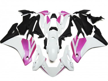 2011-2013 Pink and White Gloss Honda CBR250RR Motorcycle Fairings