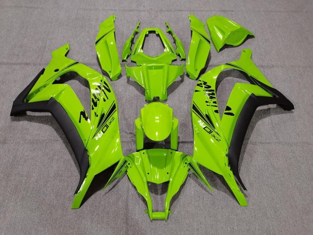 2011-2015 Gloss Green & Black Kawasaki ZX10R Motorcycle Fairings 2011-2015 Gloss Green & Black Kawasaki ZX10R Motorcycle Fairings