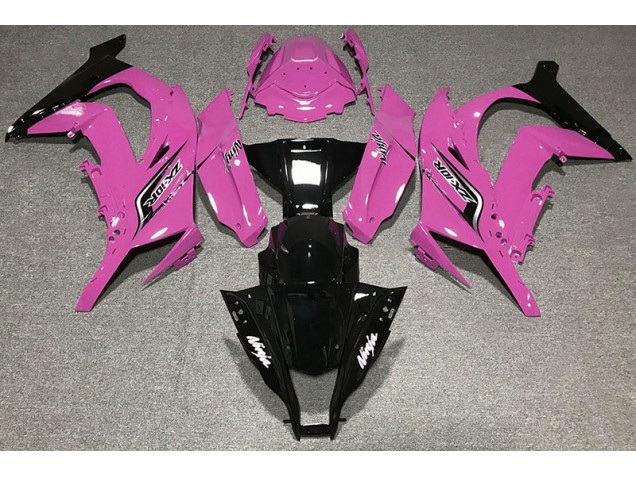 2011-2015 Gloss Pink & Logos Kawasaki ZX10R Motorcycle Fairings 2011-2015 Gloss Pink & Logos Kawasaki ZX10R Motorcycle Fairings