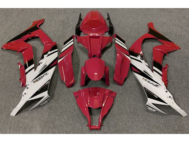 2011-2015 Gloss Red & White Kawasaki ZX10R Motorcycle Fairings 2011-2015 Gloss Red & White Kawasaki ZX10R Motorcycle Fairings