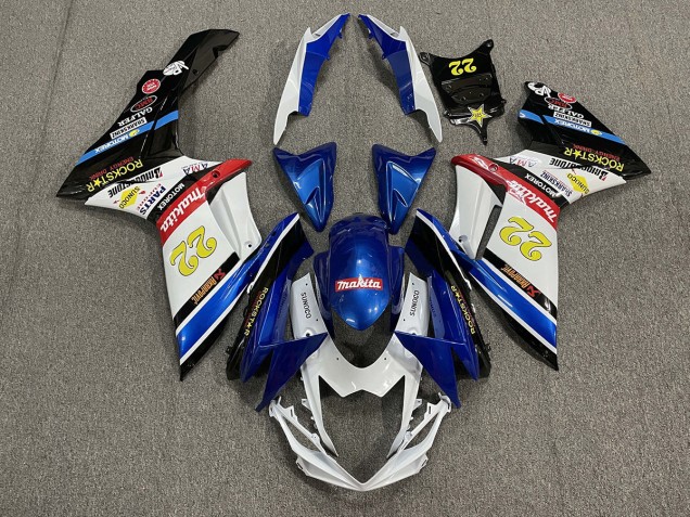 2011-2020 22 Rockstar Suzuki GSXR 600-750 Motorcycle Fairings 2011-2020 22 Rockstar Suzuki GSXR 600-750 Motorcycle Fairings