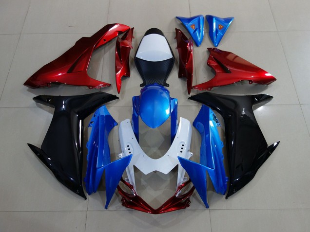 2011-2020 Blue/Black/Red Suzuki GSXR 600-750 Motorcycle Fairings 2011-2020 Blue/Black/Red Suzuki GSXR 600-750 Motorcycle Fairings