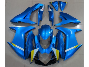 2011-2020 Full Gloss Light Blue Suzuki GSXR 600-750 Motorcycle Fairings