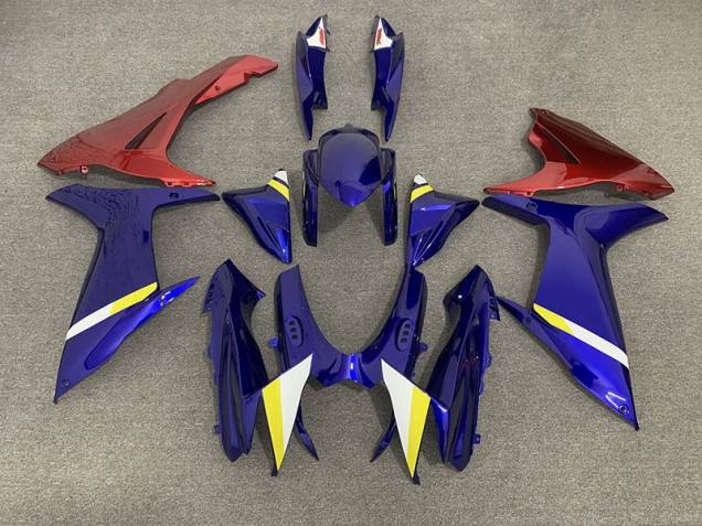 2011-2020 Gloss Blue and Red Suzuki GSXR 600-750 Motorcycle Fairings 2011-2020 Gloss Blue and Red Suzuki GSXR 600-750 Motorcycle Fairings