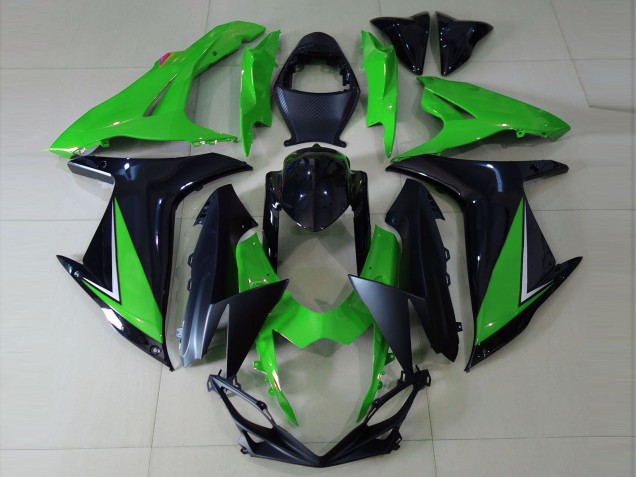 2011-2020 Gloss Green and Black Suzuki GSXR 600-750 Motorcycle Fairings 2011-2020 Gloss Green and Black Suzuki GSXR 600-750 Motorcycle Fairings