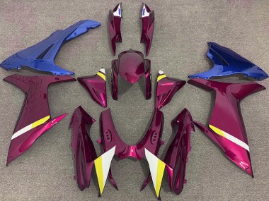 2011-2020 Gloss Red and Blue Suzuki GSXR 600-750 Motorcycle Fairings