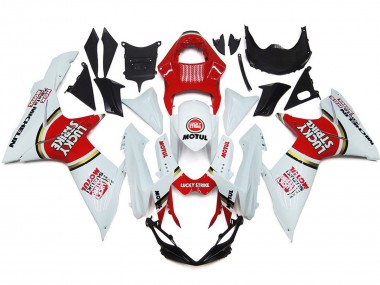 2011-2020 Lucky Strike with Gold Circle Suzuki GSXR 600-750 Motorcycle Fairings
