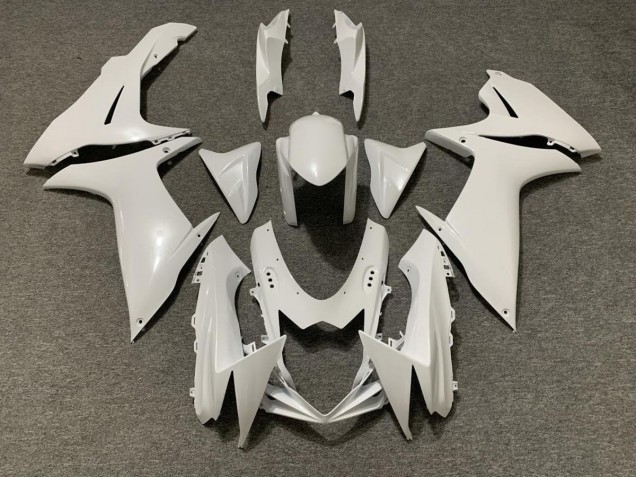 2011-2020 Pearl White Suzuki GSXR 600-750 Motorcycle Fairings 2011-2020 Pearl White Suzuki GSXR 600-750 Motorcycle Fairings