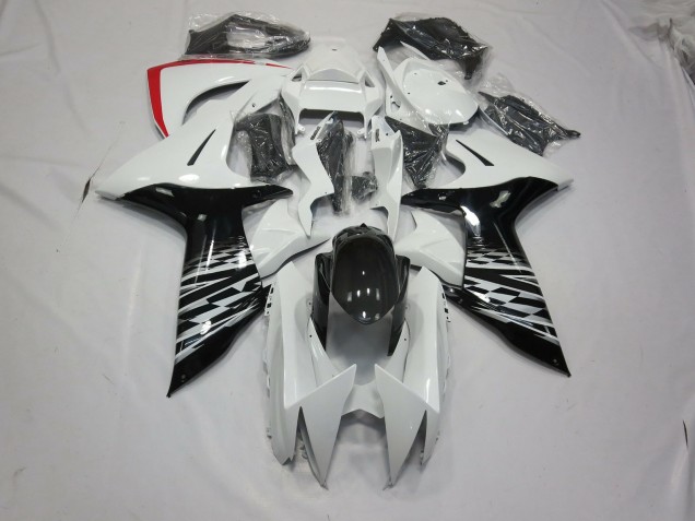 2011-2020 White and Black Suzuki GSXR 600-750 Motorcycle Fairings 2011-2020 White and Black Suzuki GSXR 600-750 Motorcycle Fairings
