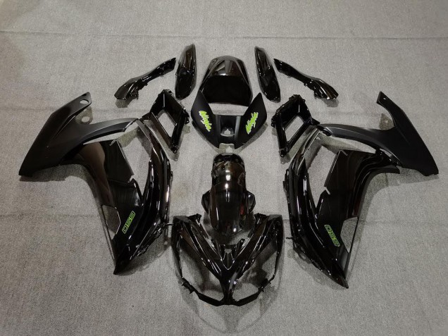2012-2016 Black and Green Kawasaki Ninja 650R Motorcycle Fairings 2012-2016 Black and Green Kawasaki Ninja 650R Motorcycle Fairings