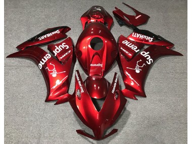 2012-2016 Deep Red Custom Honda CBR1000RR Motorcycle Fairings