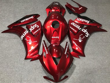 2012-2016 Deep Red Custom Honda CBR1000RR Motorcycle Fairings