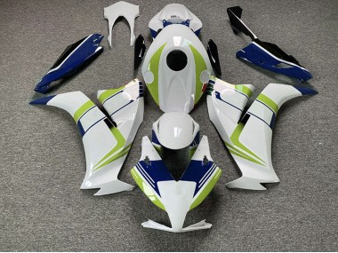 2012-2016 Gloss Blue and Lime Honda CBR1000RR Motorcycle Fairings