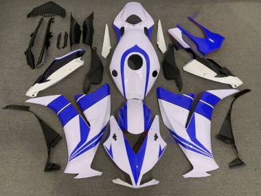 2012-2016 Gloss Blue and White Honda CBR1000RR Motorcycle Fairings