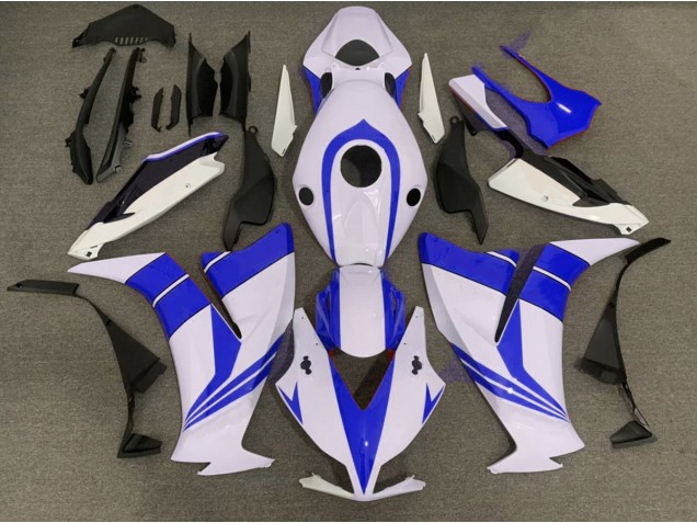 2012-2016 Gloss Blue and White Honda CBR1000RR Motorcycle Fairings 2012-2016 Gloss Blue and White Honda CBR1000RR Motorcycle Fairings