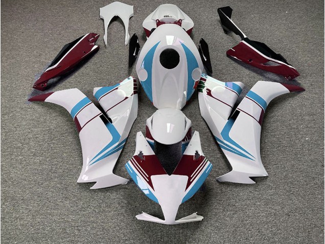 2012-2016 Gloss Light Blue and Maroon Honda CBR1000RR Motorcycle Fairings 2012-2016 Gloss Light Blue and Maroon Honda CBR1000RR Motorcycle Fairings