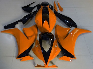 2012-2016 Gloss Orange and Black Honda CBR1000RR Motorcycle Fairings