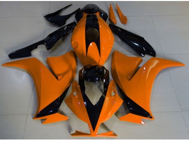 2012-2016 Gloss Orange and Black Honda CBR1000RR Motorcycle Fairings
