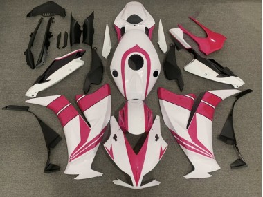 2012-2016 Gloss Pink and White Honda CBR1000RR Motorcycle Fairings
